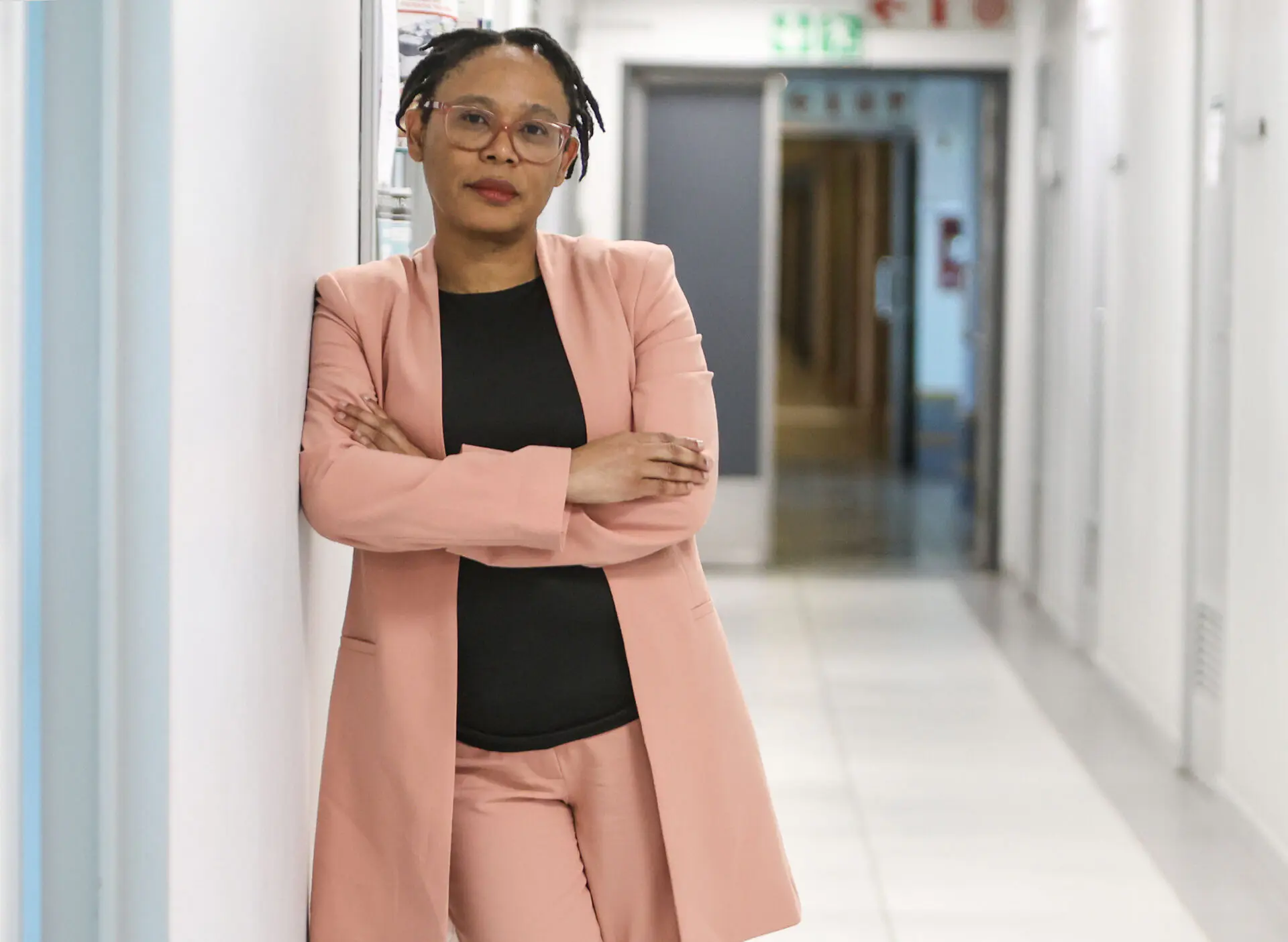 Dr Nonhlanhla Ndlovu at the department of Health offices in Pretoria